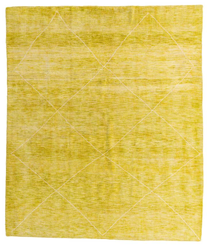 8' 4 x 9' 9 Hand Knotted Moroccan Wool Rug