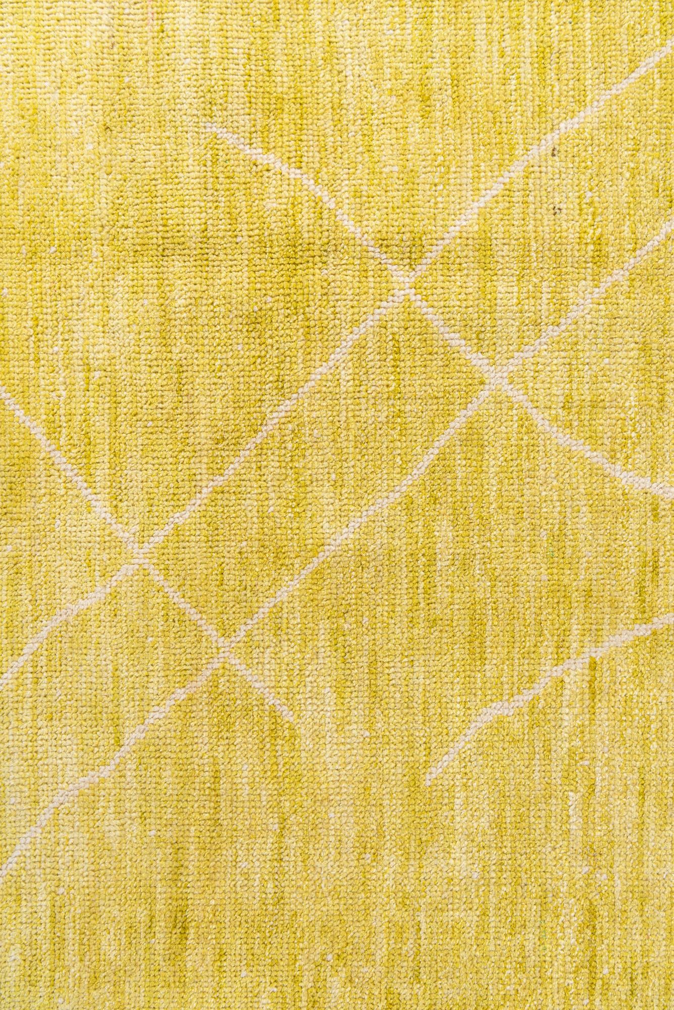 8' x 10' 2 Hand Knotted Moroccan Wool Rug