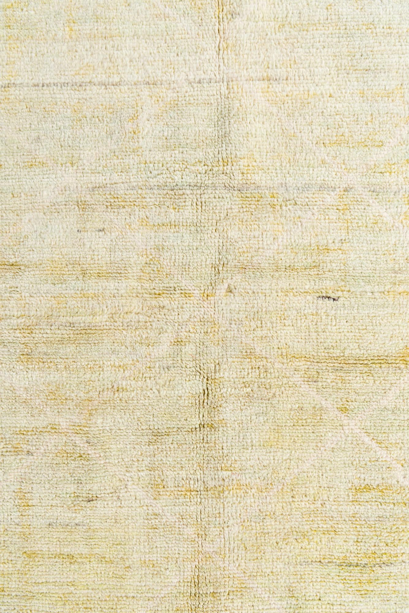 5' 7 x 8' Hand Knotted Moroccan Wool Rug