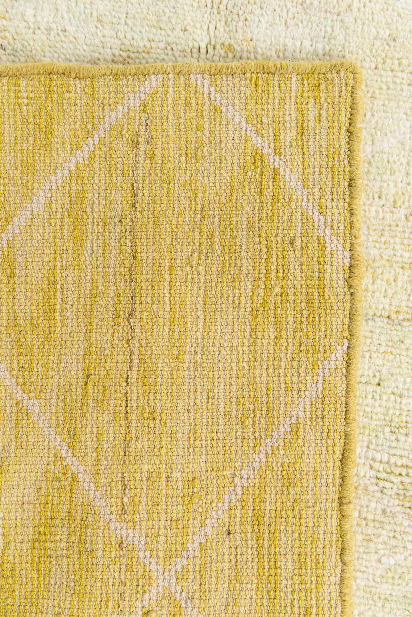 5' 7 x 8' Hand Knotted Moroccan Wool Rug