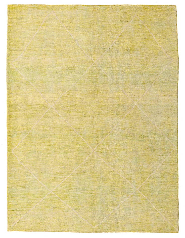 Detail image of 5' 6 x 8' 1 Hand Knotted Moroccan Wool Rug