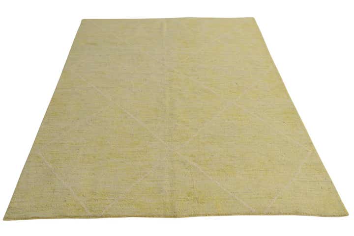 5' 8 x 7' 8 Hand Knotted Moroccan Wool Rug