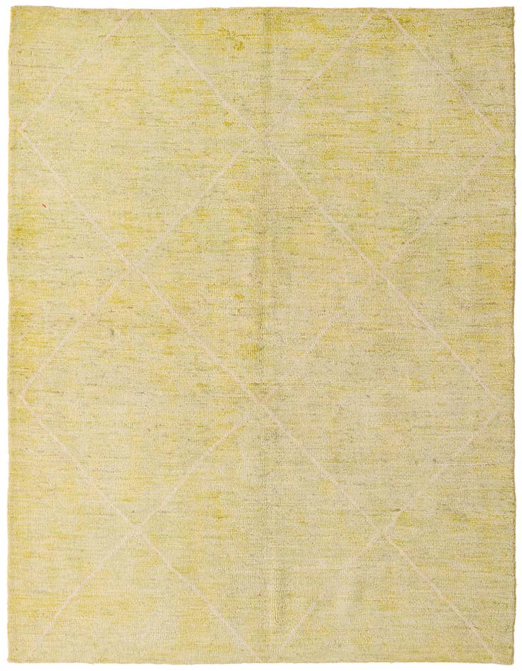 Detail image of 5' 8 x 7' 8 Hand Knotted Moroccan Wool Rug