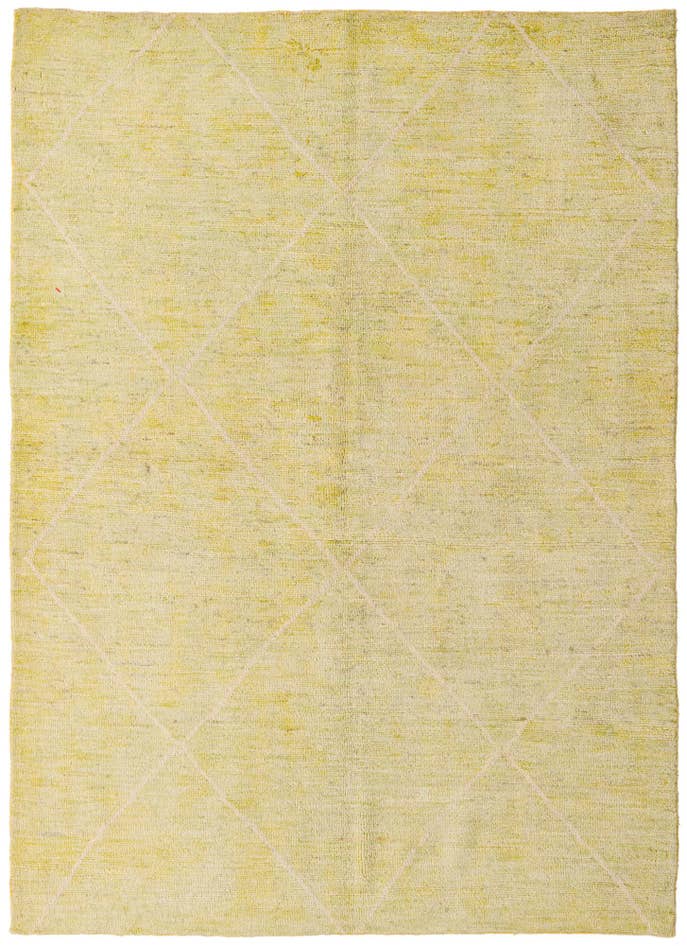 Detail image of 5' 8 x 7' 8 Hand Knotted Moroccan Wool Rug