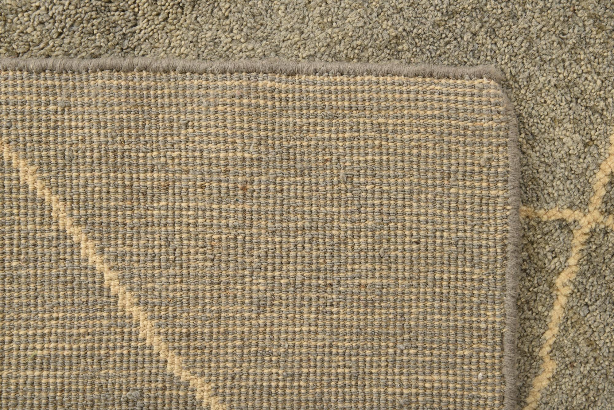 4' 6 x 6' 10 Hand Knotted Moroccan Wool Rug