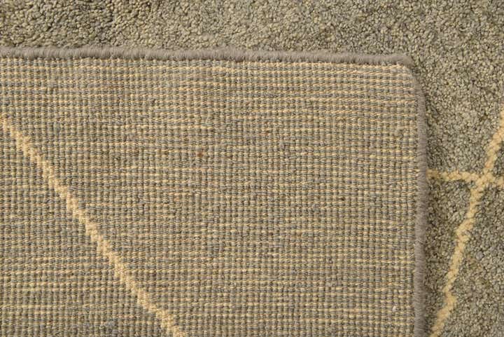 4' 6 x 6' 10 Hand Knotted Moroccan Wool Rug