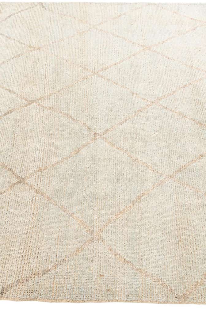 6' 5 x 8' 7 Hand Knotted Moroccan Wool Rug