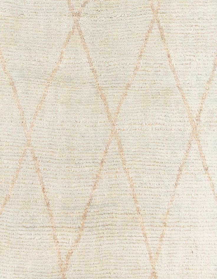 Detail image of 6' 5 x 8' 7  Hand Knotted Moroccan Wool Rug
