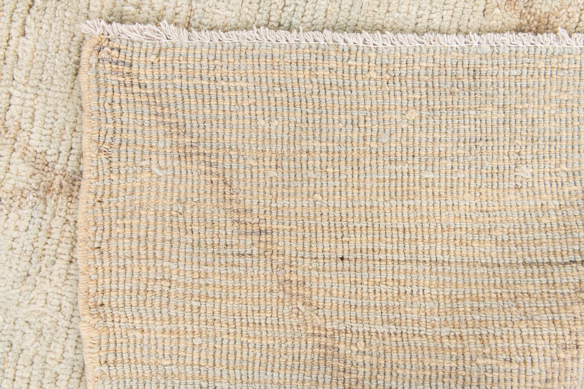6' 5 x 8' 7 Hand Knotted Moroccan Wool Rug