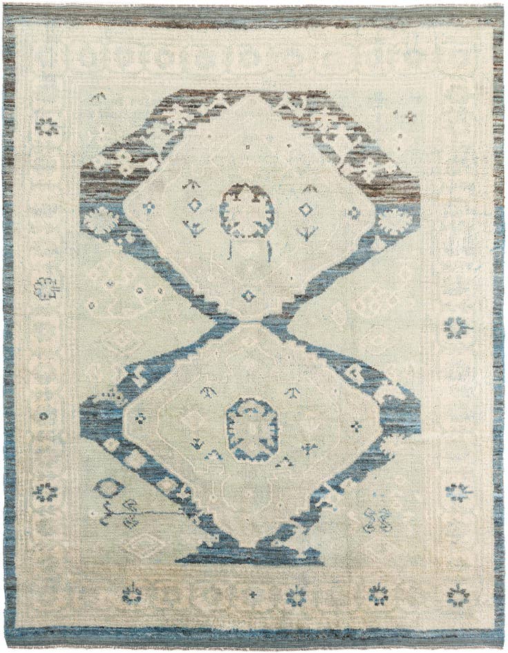 Detail image of 8' x 9' 10 Hand Knotted Moroccan Wool Rug