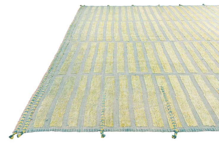 Detail image of 10' x 14' 2 Hand Knotted Moroccan Wool Rug