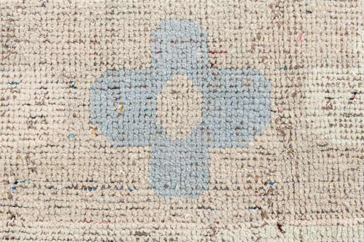 8' x 10' 5 Hand Knotted Moroccan Wool Rug