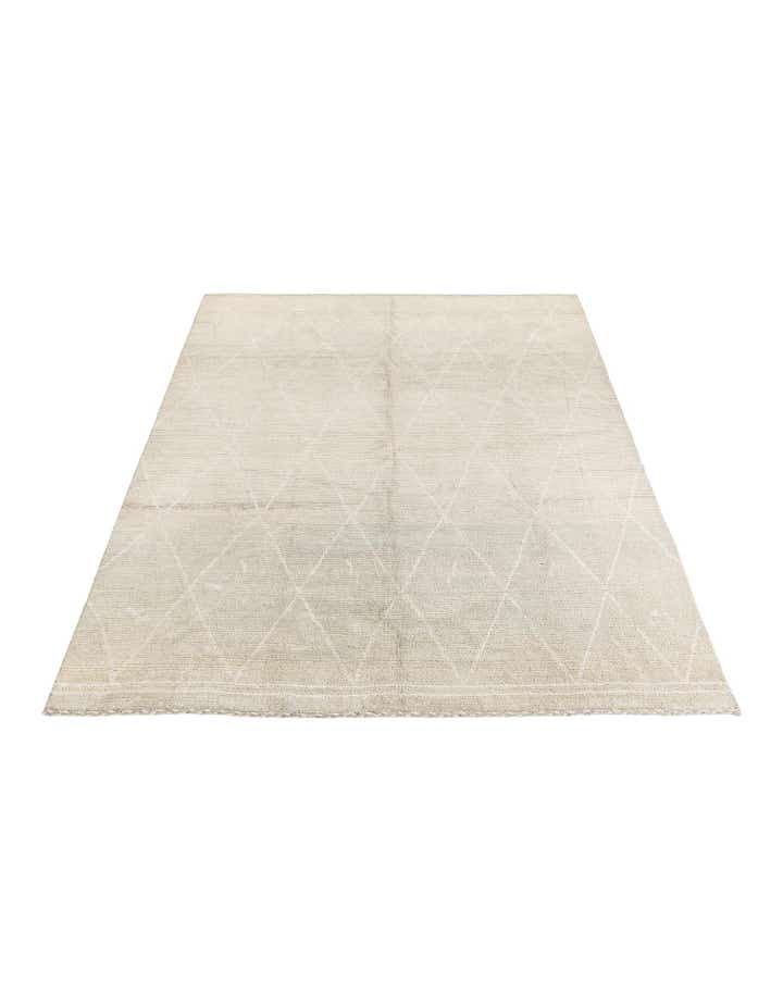 8' 4 x 10' 3 Hand Knotted Moroccan Wool Rug