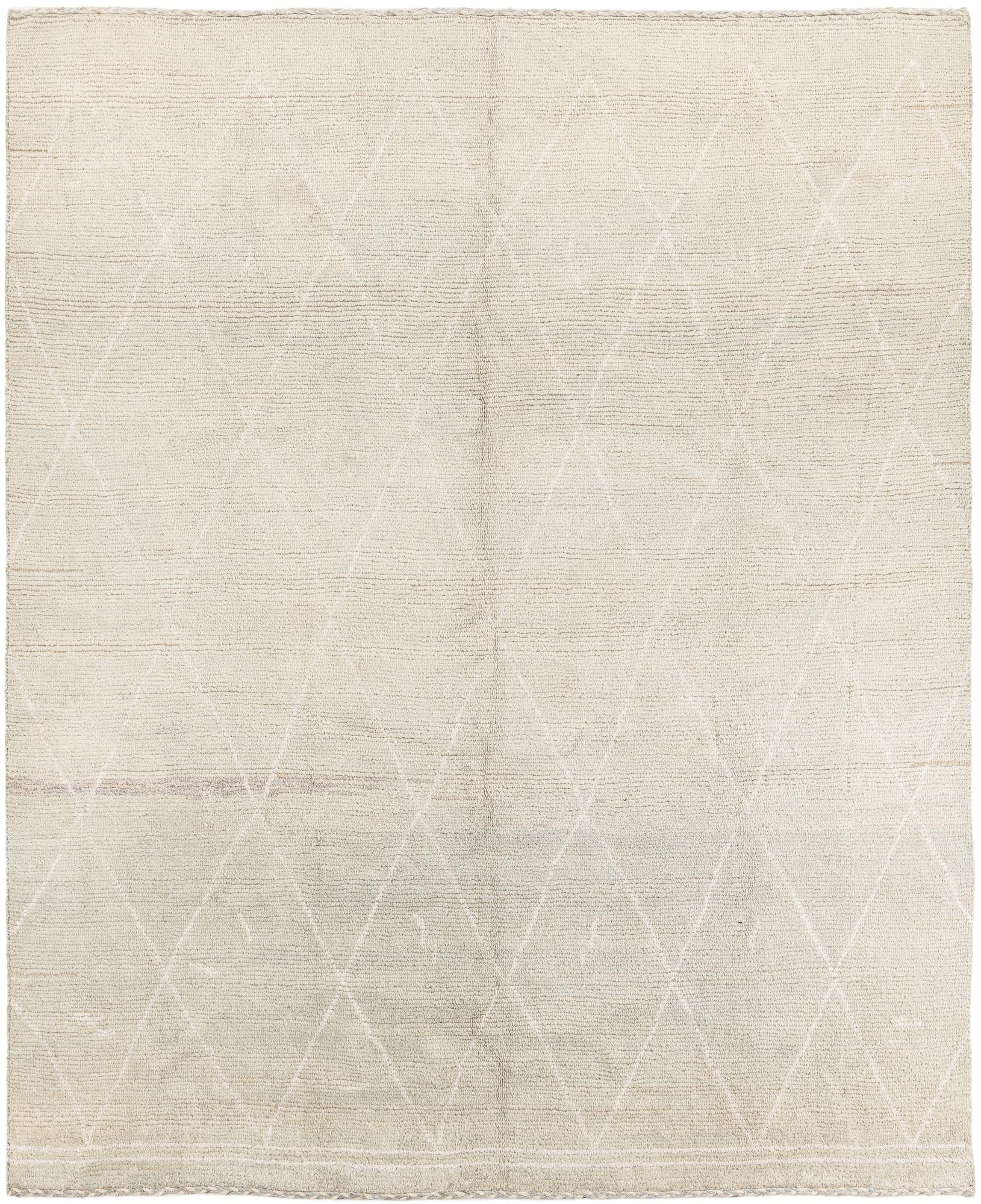 8' 4 x 10' 3 Hand Knotted Moroccan Wool Rug