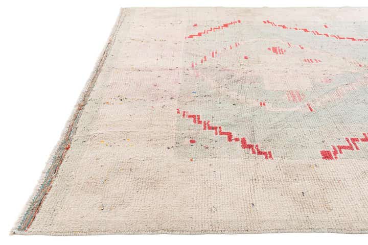 7' 9 x 10' 5 Hand Knotted Moroccan Wool Rug