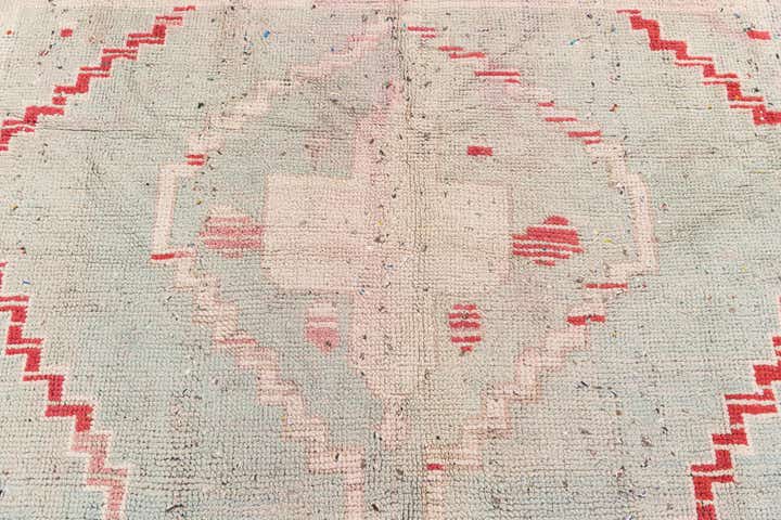 7' 9 x 10' 5 Hand Knotted Moroccan Wool Rug
