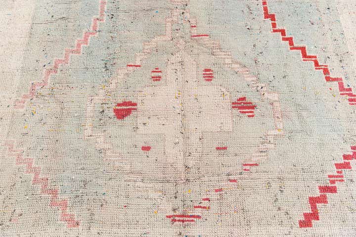 7' 9 x 10' 5 Hand Knotted Moroccan Wool Rug