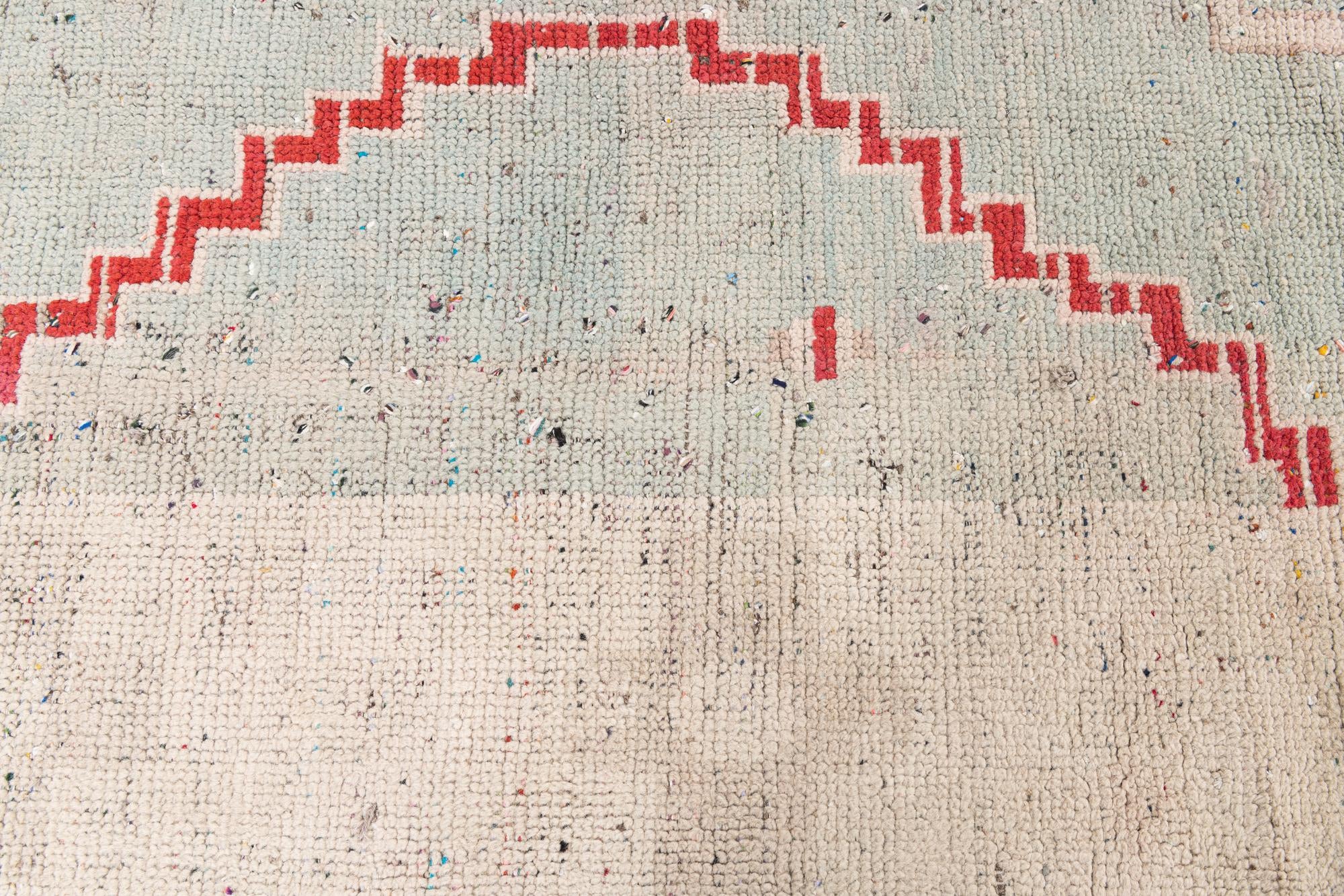 7' 9 x 10' 5 Hand Knotted Moroccan Wool Rug