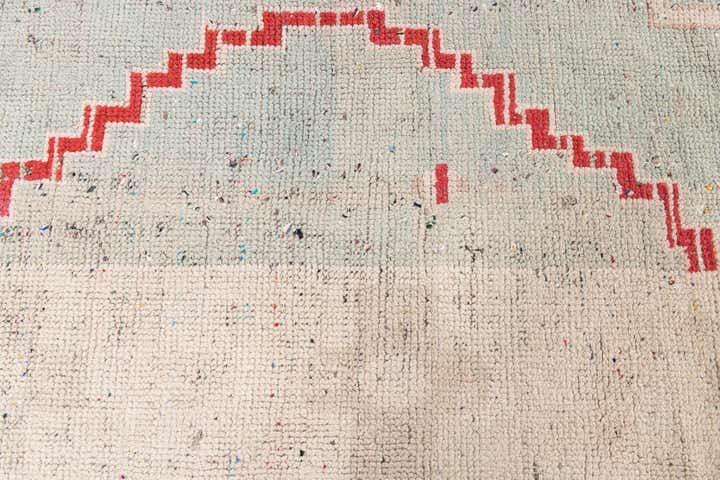 7' 9 x 10' 5 Hand Knotted Moroccan Wool Rug