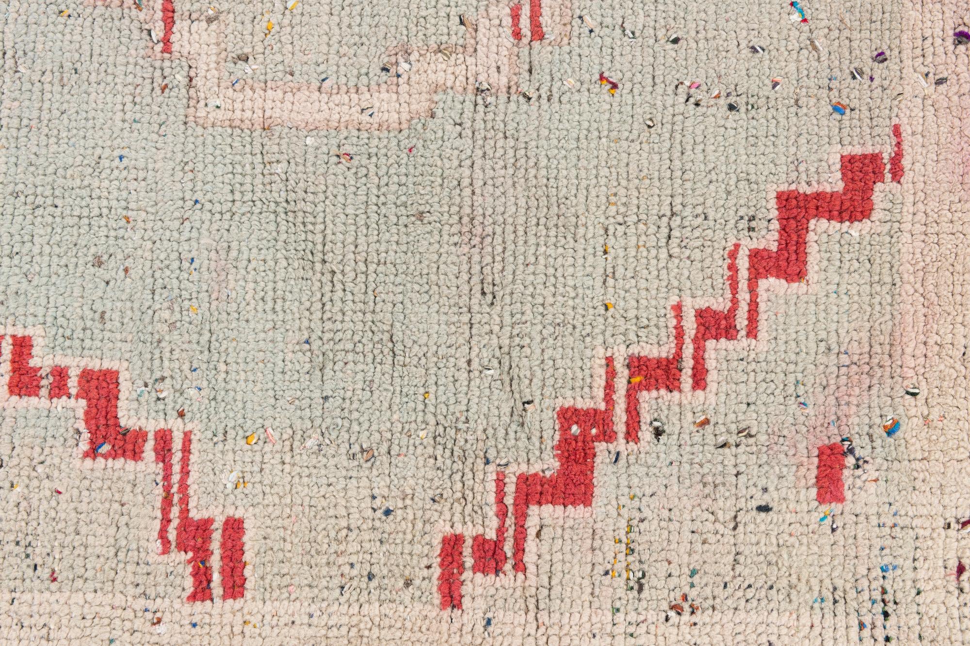 7' 9 x 10' 5 Hand Knotted Moroccan Wool Rug
