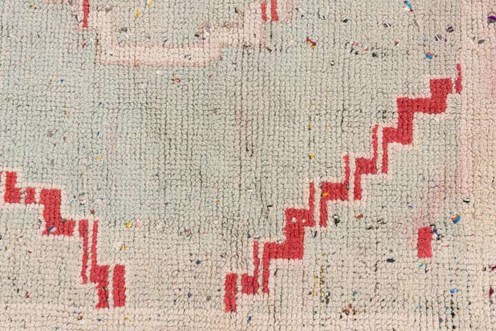 7' 9 x 10' 5 Hand Knotted Moroccan Wool Rug