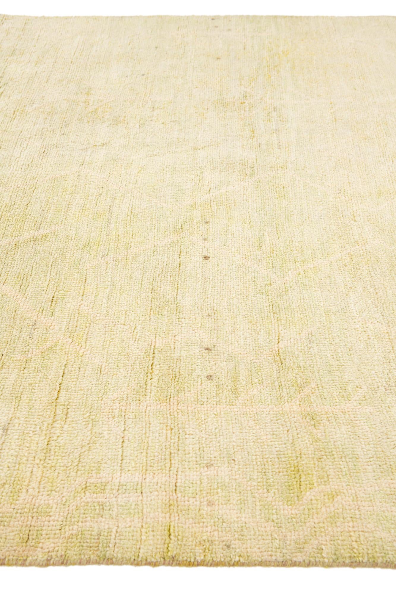 5' 8 x 8' 3 Hand Knotted Moroccan Wool Rug