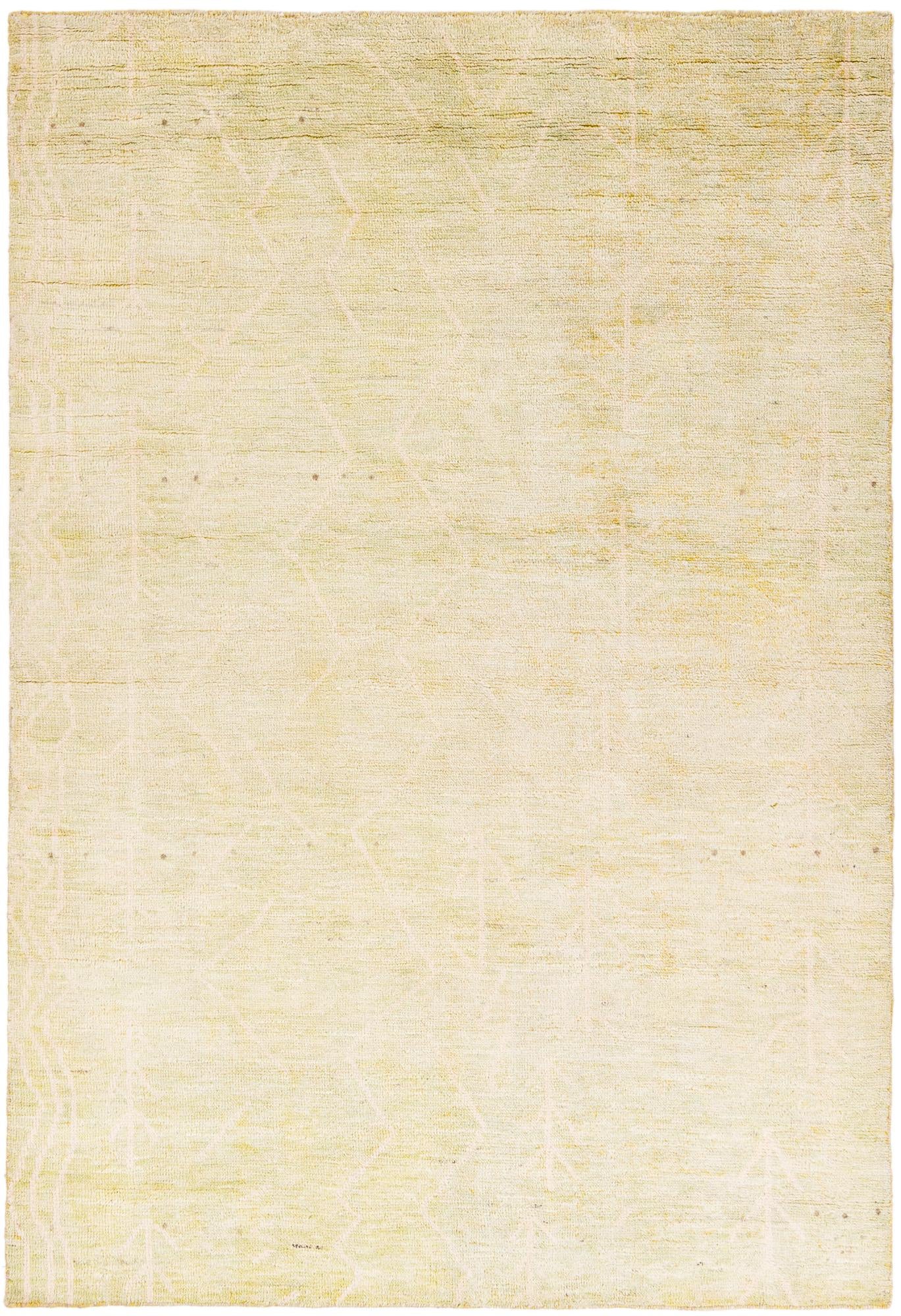 5' 8 x 8' 3 Hand Knotted Moroccan Wool Rug