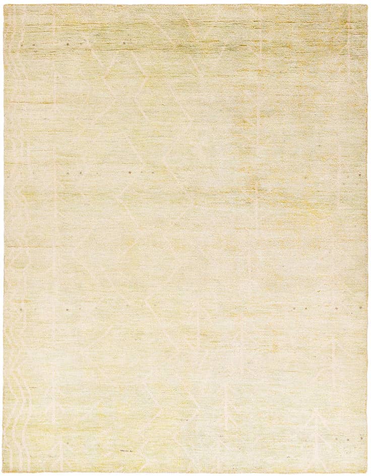 Detail image of 5' 8 x 8' 3 Hand Knotted Moroccan Wool Rug