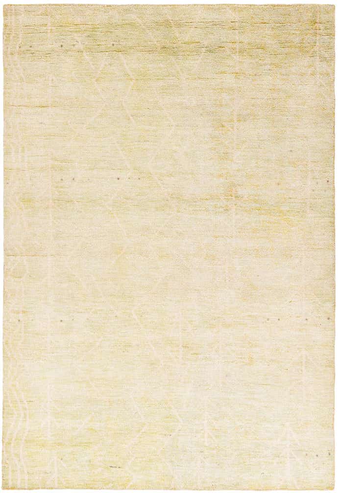 5' 8 x 8' 3 Hand Knotted Moroccan Wool Rug