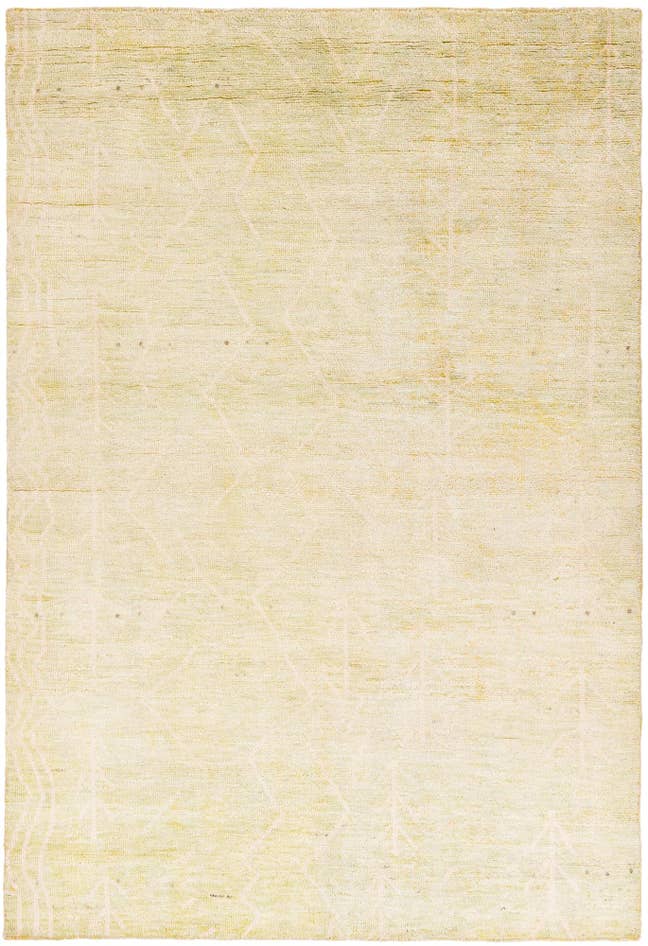Detail image of 5' 8 x 8' 3 Hand Knotted Moroccan Wool Rug