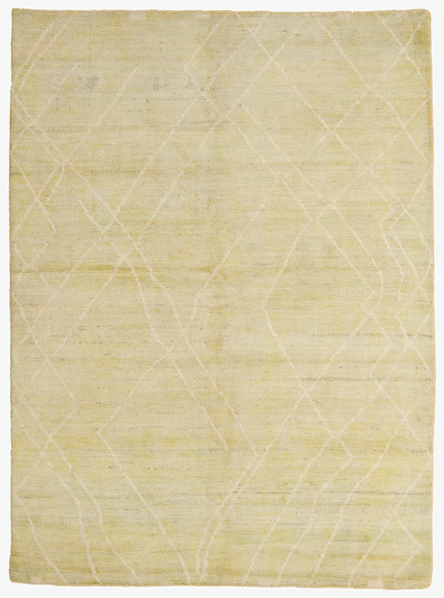 Primary image 5' 8 x 7' 10  Hand Knotted Moroccan Wool Rug