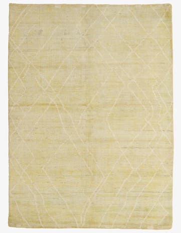 5' 8 x 7' 10 Hand Knotted Moroccan Wool Rug