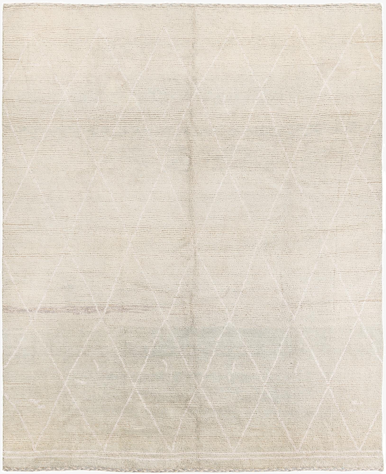 8' 4 x 10' 3  Hand Knotted Moroccan Wool Rug