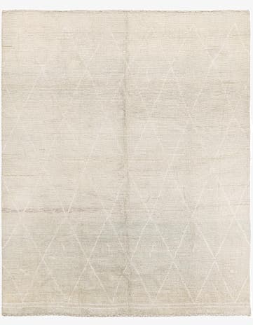 8' 4 x 10' 3 Hand Knotted Moroccan Wool Rug