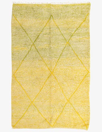 6' 2 x 9' 8 Hand Knotted Moroccan Wool Rug