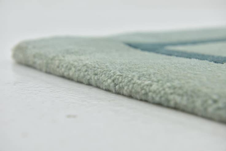 Detail image of 5' 8 x 8' Hand Knotted Nepal Wool Rug