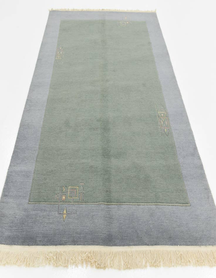 Detail image of 5' 7 x 8' Hand Knotted Nepal Wool Rug