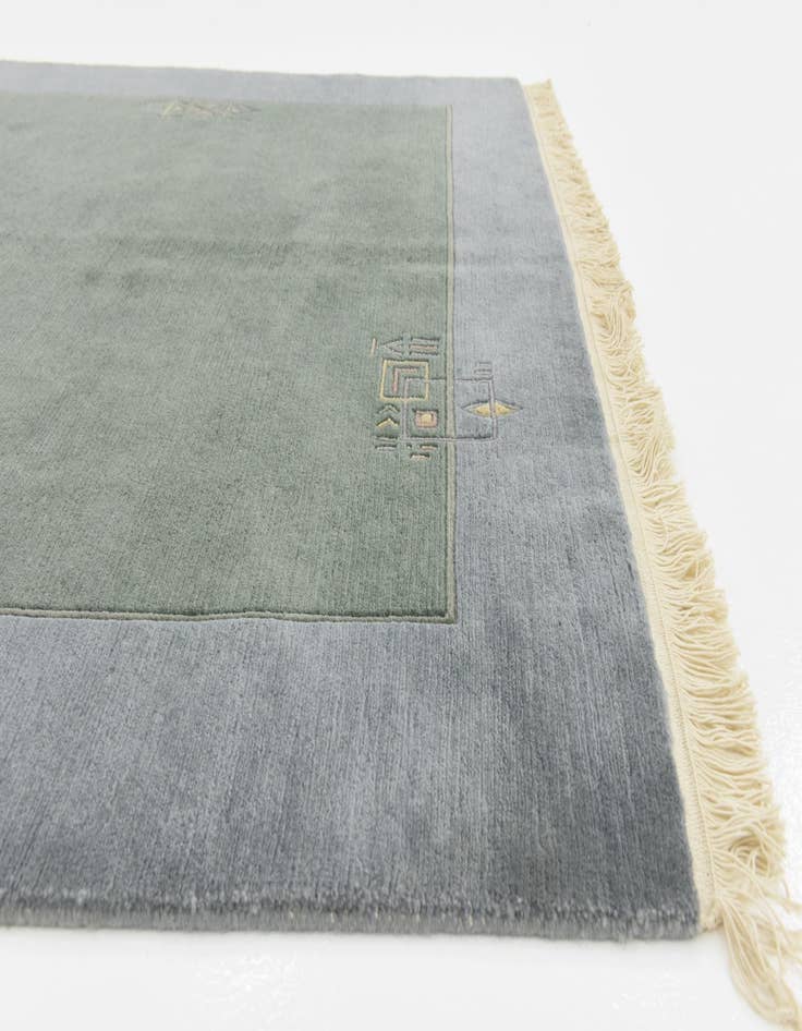 Detail image of 5' 7 x 8' Hand Knotted Nepal Wool Rug