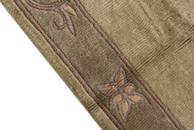 Detail image of 2' 7 x 4' 5 Hand Knotted Nepal Wool Rug