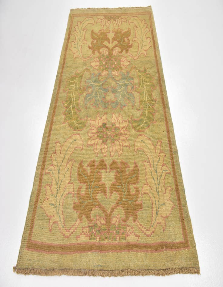 Detail image of 4' 5 x 7' 5  Hand Knotted Oushak Wool Rug