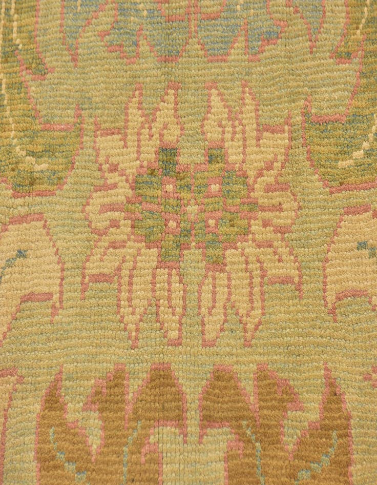 Detail image of 4' 5 x 7' 5  Hand Knotted Oushak Wool Rug