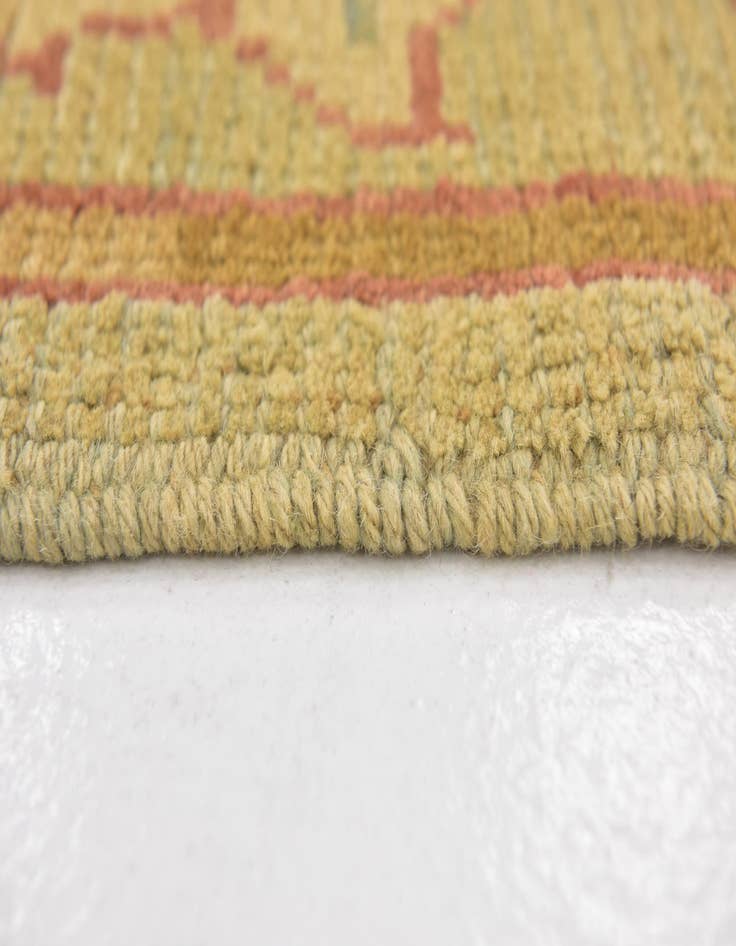 Detail image of 4' 5 x 7' 5  Hand Knotted Oushak Wool Rug