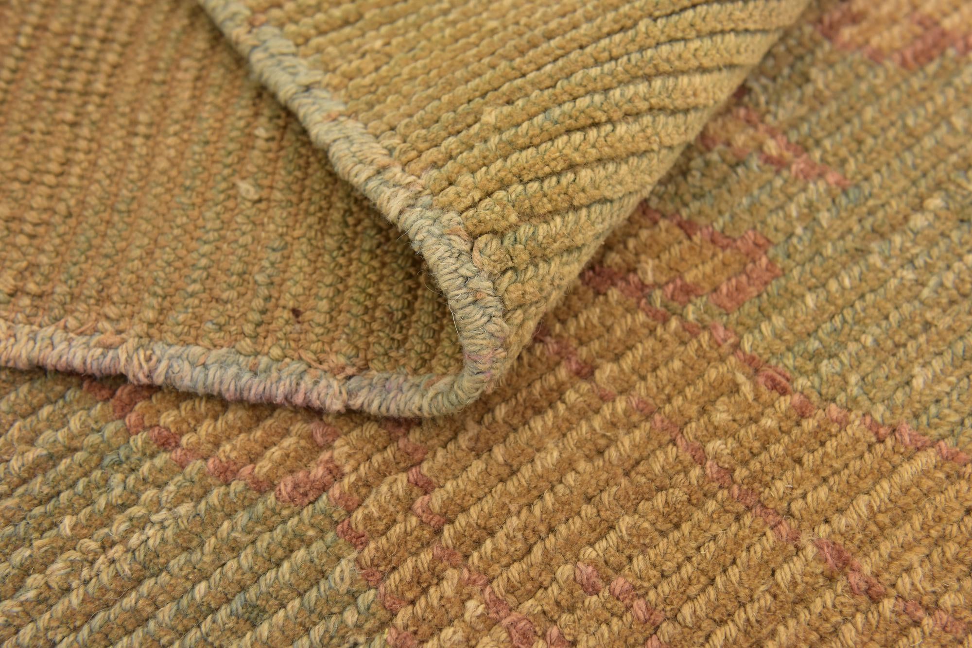 4' 2 x 6' Hand Knotted Oushak Wool Rug