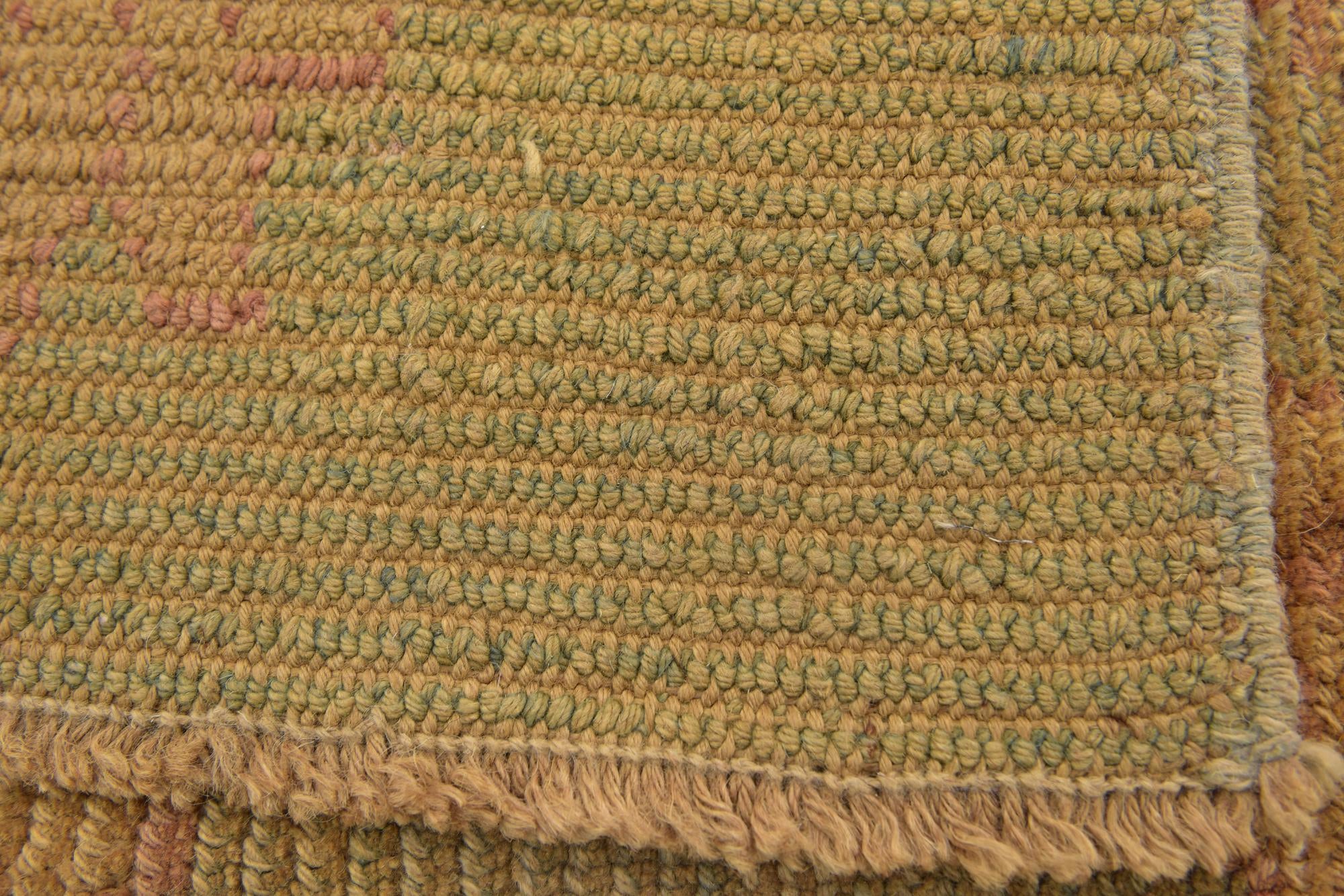 4' 2 x 6' Hand Knotted Oushak Wool Rug