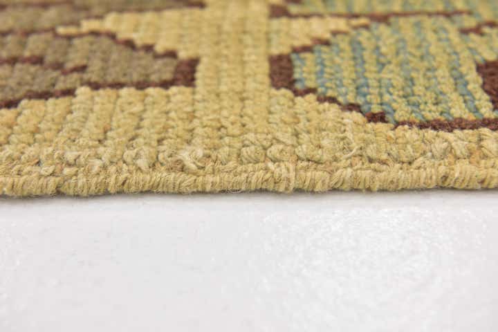 4' 2 x 6' 3 Hand Knotted Oushak Wool Rug