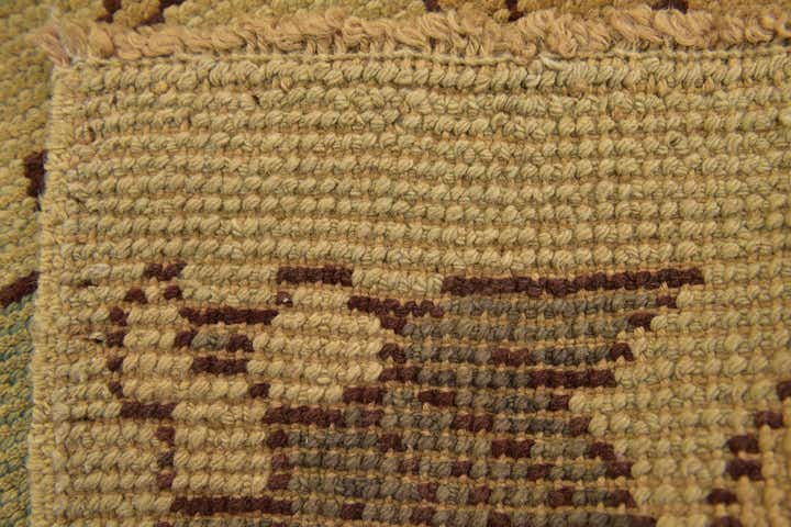 4' 2 x 6' 3 Hand Knotted Oushak Wool Rug