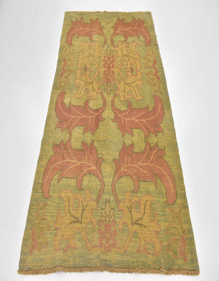 Detail image of 4' 4 x 6' 7  Hand Knotted Oushak Wool Rug