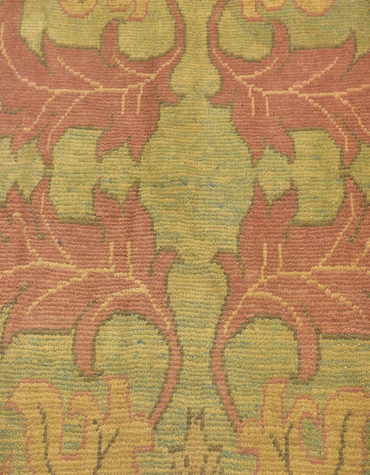 Detail image of 4' 4 x 6' 7  Hand Knotted Oushak Wool Rug