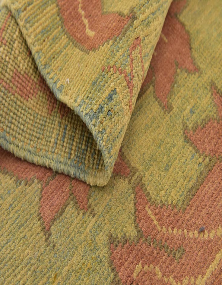 Detail image of 4' 4 x 6' 7  Hand Knotted Oushak Wool Rug