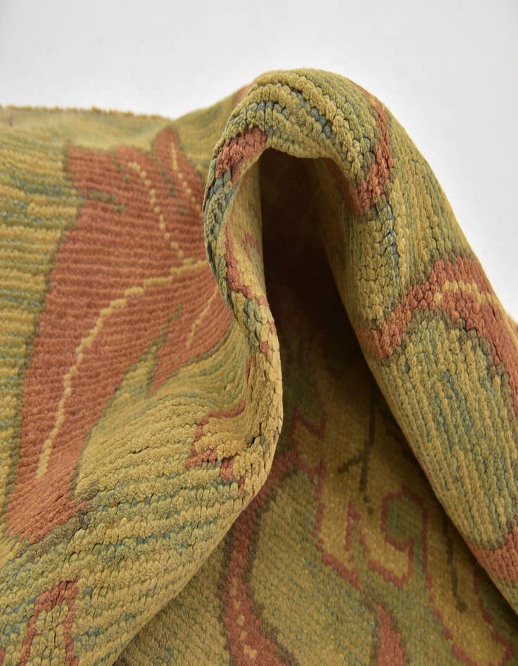 Detail image of 4' 4 x 6' 7  Hand Knotted Oushak Wool Rug